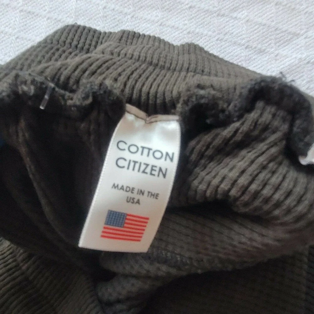 NWT Cotton Citizen men black Tyson Short Size L waffle‎